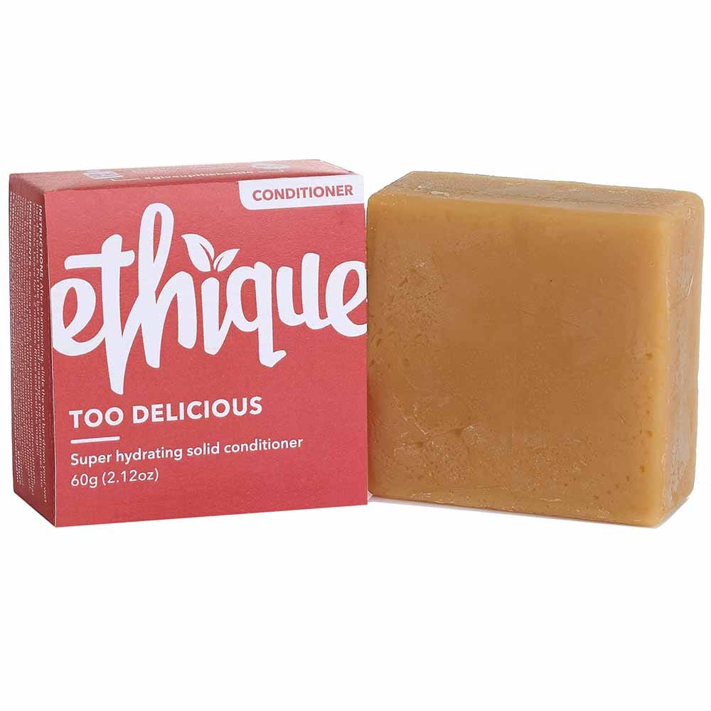 Ethique Conditioner Bar Too Delicious - Super hydrating solid conditioner (60g) - Goods that Give