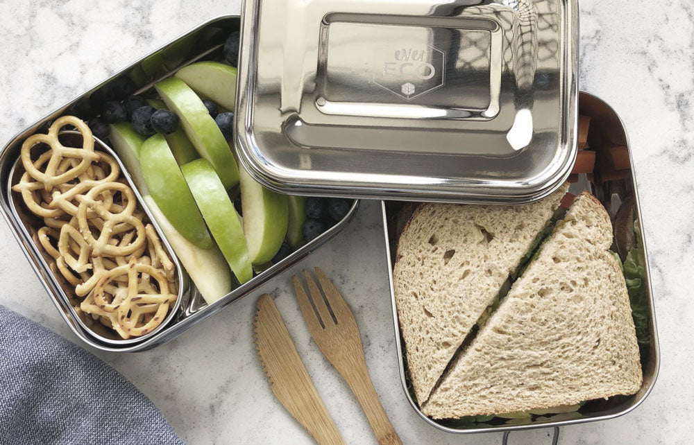 stainless steel bento lunchbox plastic free zero waste