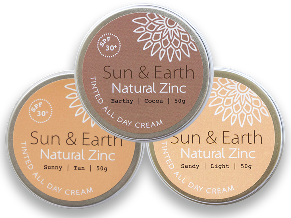 Sun & Earth Natural Zinc Tinted All Day Cream - Goods that Give