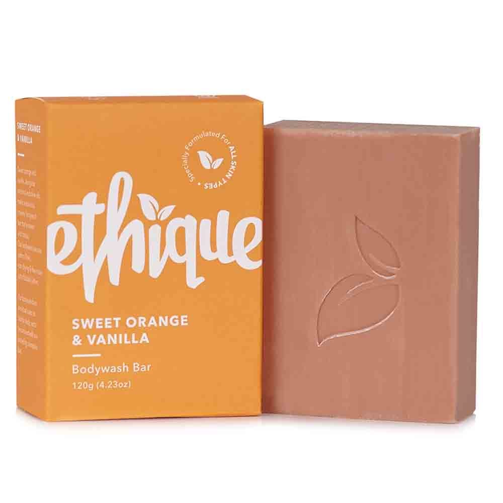Ethique Bodywash Bar Sweet Orange & Vanilla (120g) - Goods that Give