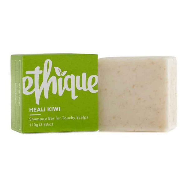 Ethique Shampoo Bar Heali Kiwi - Solid shampoo for touchy scalps (110g) - Goods that Give